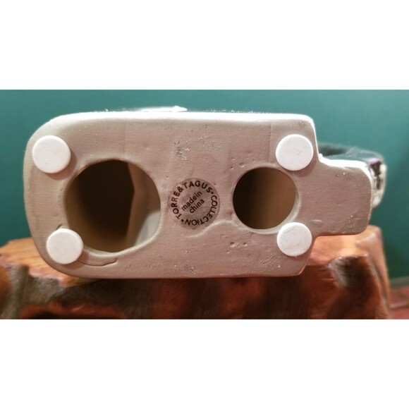 Vintage Torre and Tagus Ceramic Chrome Elephant Figurine 6.5"x5.5"x2.5" - Picture 5 of 5